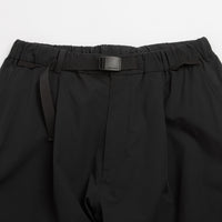 Snow Peak Water Repellent Stretch Relaxed Pants - Black thumbnail