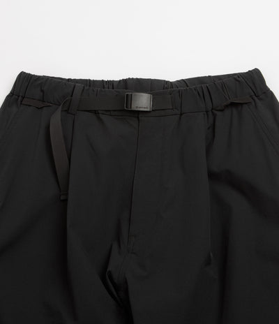 Snow Peak Water Repellent Stretch Relaxed Pants - Black