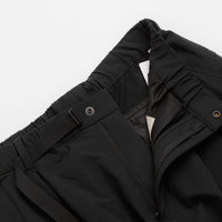 Snow Peak Water Repellent Stretch Relaxed Pants - Black thumbnail