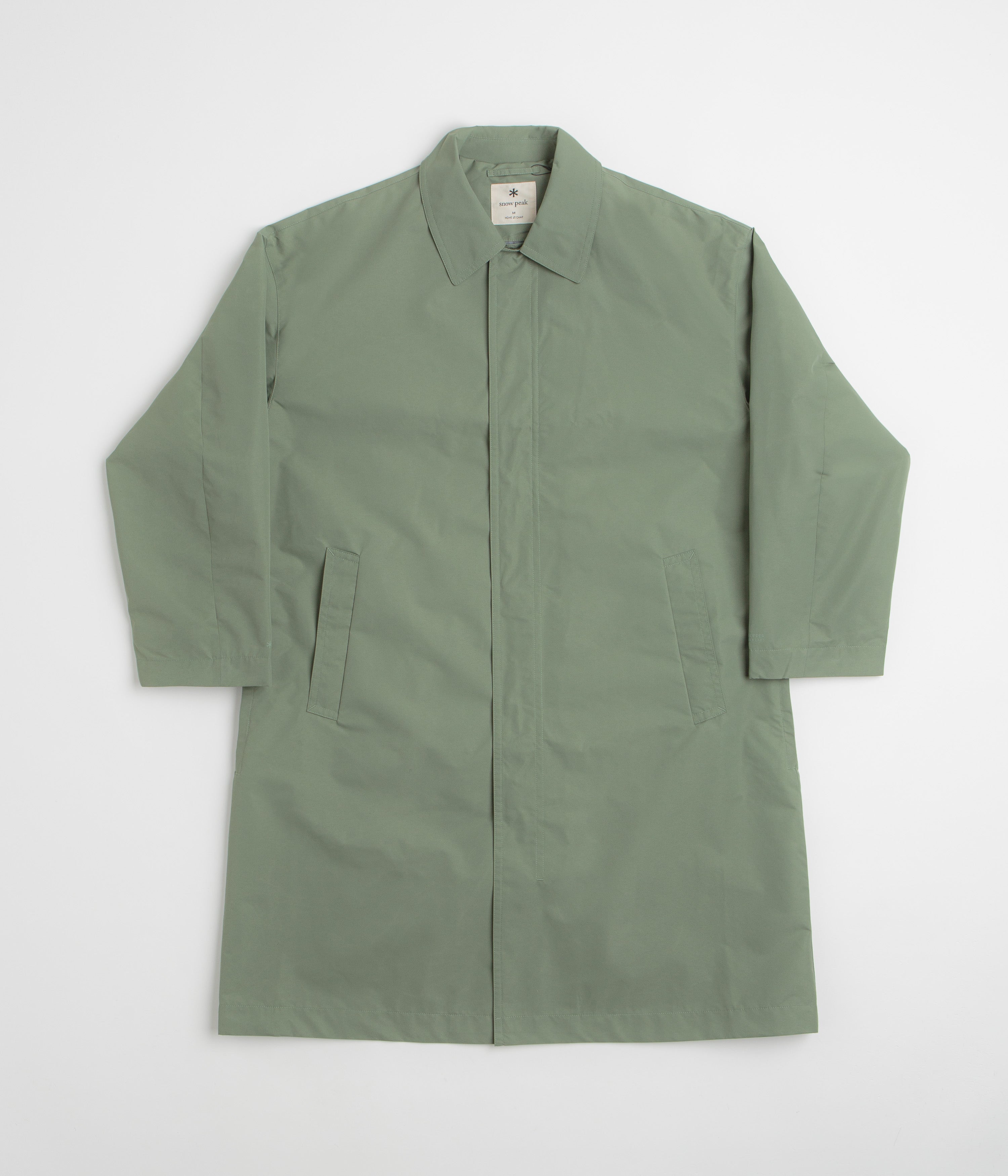 Snow Peak Windstopper Collar Coat - Foliage