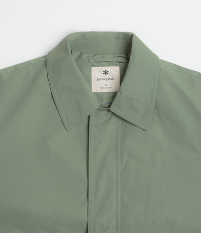 Snow Peak Windstopper Collar Coat in Foliage