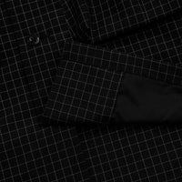 Snow Peak Wool Reflective Grid Shirt - Black thumbnail