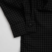 Snow Peak Wool Reflective Grid Shirt - Black thumbnail