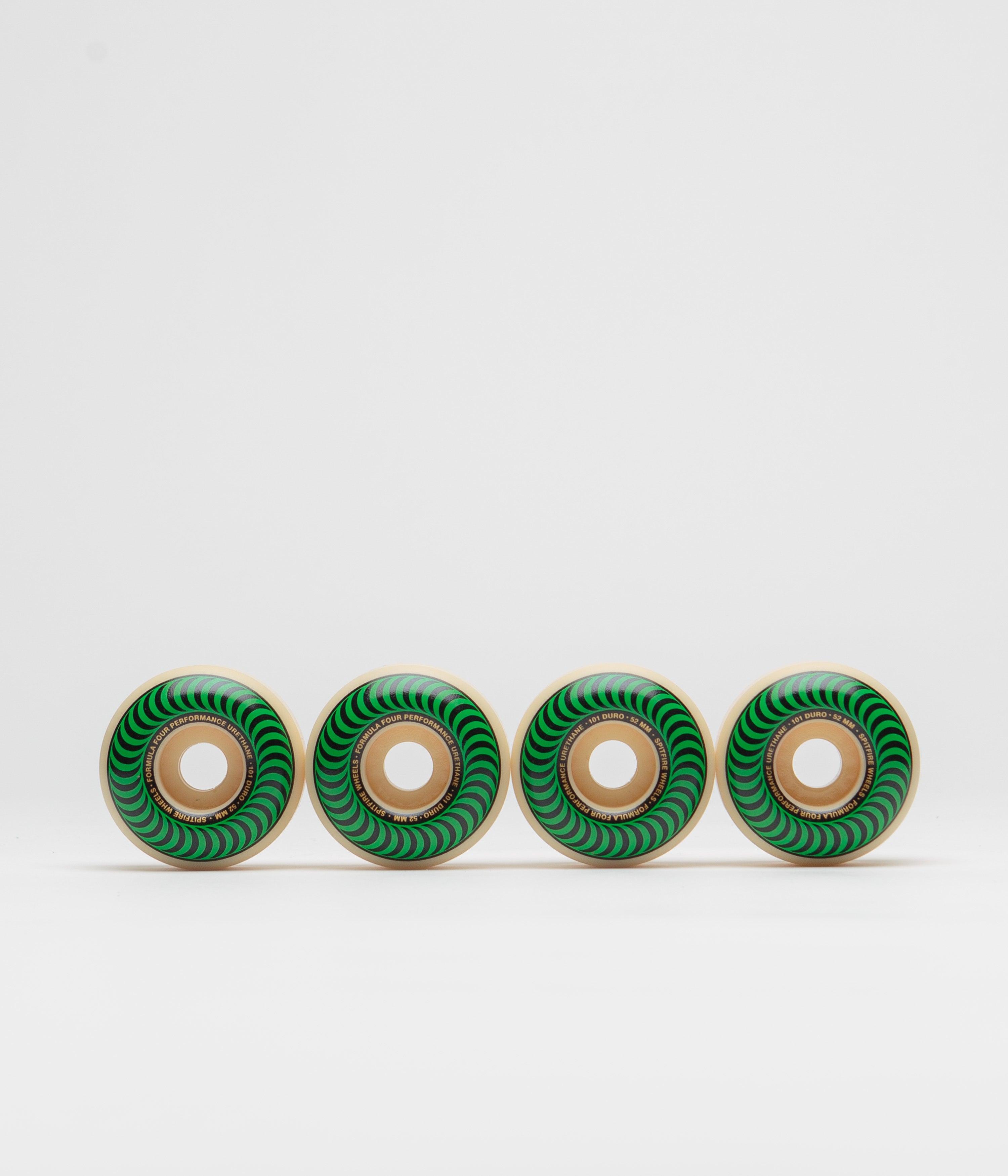 Spitfire Formula Four Classic 99DU Wheels - Green - 52mm