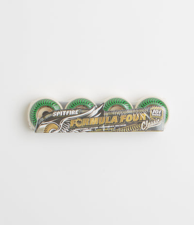 Spitfire Formula Four Classic 101DU Wheels in Green and 52mm