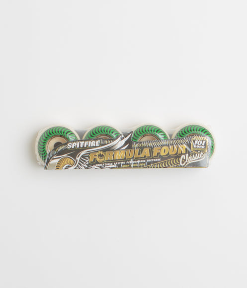 Spitfire Formula Four Classic 101DU Wheels - Green - 52mm