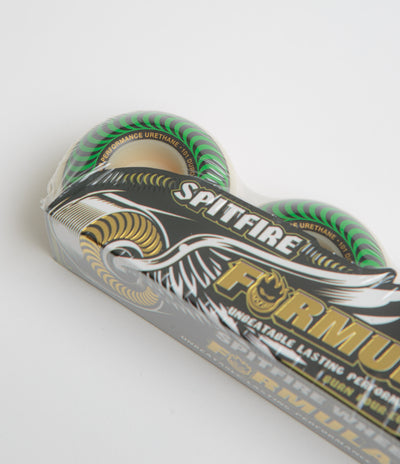 Spitfire Formula Four Classic 101DU Wheels in Green and 52mm