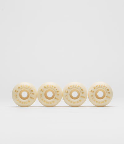 Spitfire Formula Four Classic 101DU Wheels in Orange and 53mm