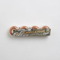 Spitfire Formula Four Classic 101DU Wheels in Orange and 53mm thumbnail