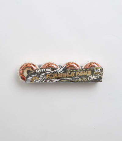 Spitfire Formula Four Classic 101DU Wheels in Orange and 53mm