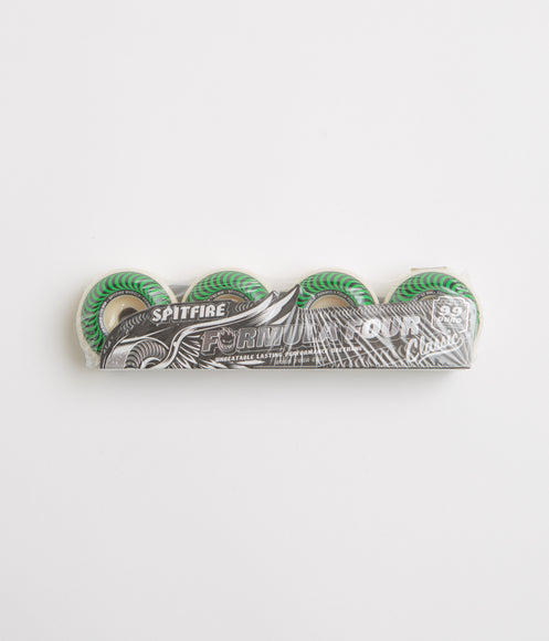 Spitfire Formula Four Classic 99DU Wheels - Green - 52mm