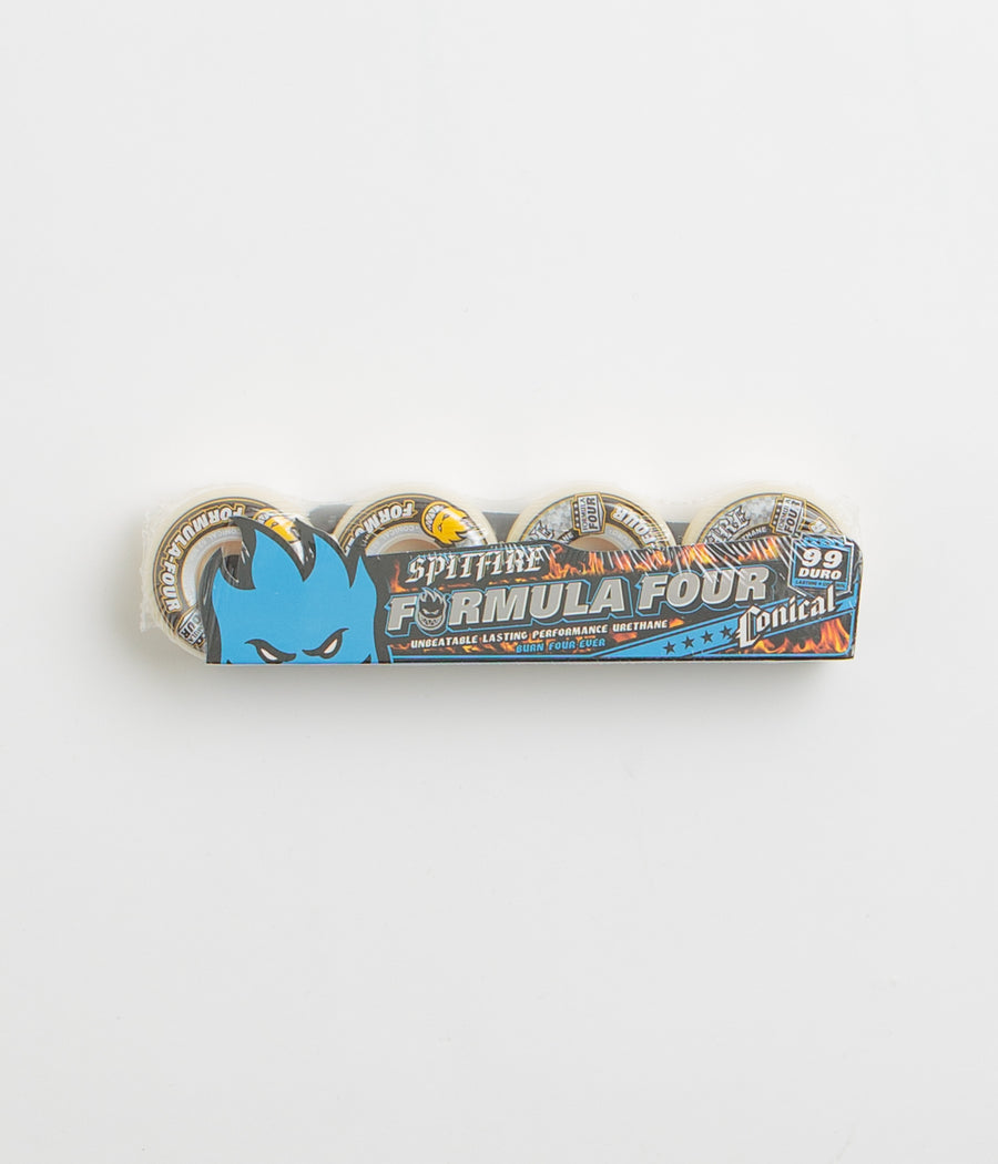 Spitfire Formula Four Conical 99DU Wheels - Natural - 52mm