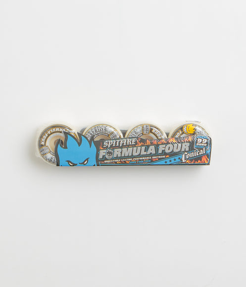 Spitfire Formula Four Conical 99DU Wheels - Natural - 54mm