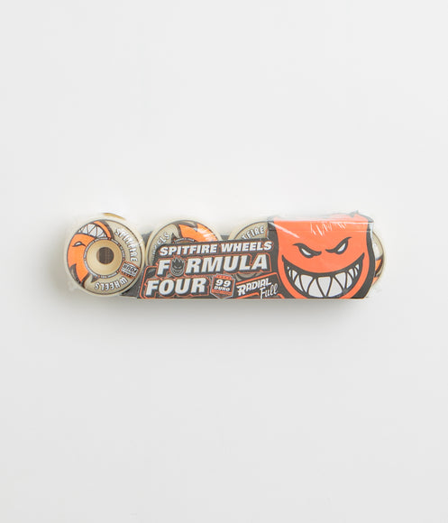 Spitfire Formula Four Radial Full 99DU Wheels - Natural - 54mm