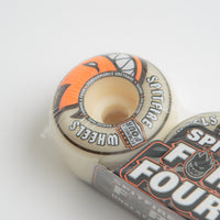 Spitfire Formula Four Radial Full 99DU Wheels - Natural - 54mm thumbnail