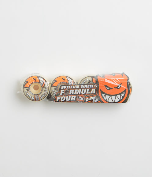 Spitfire Formula Four Radial Full 99DU Wheels - Natural - 58mm
