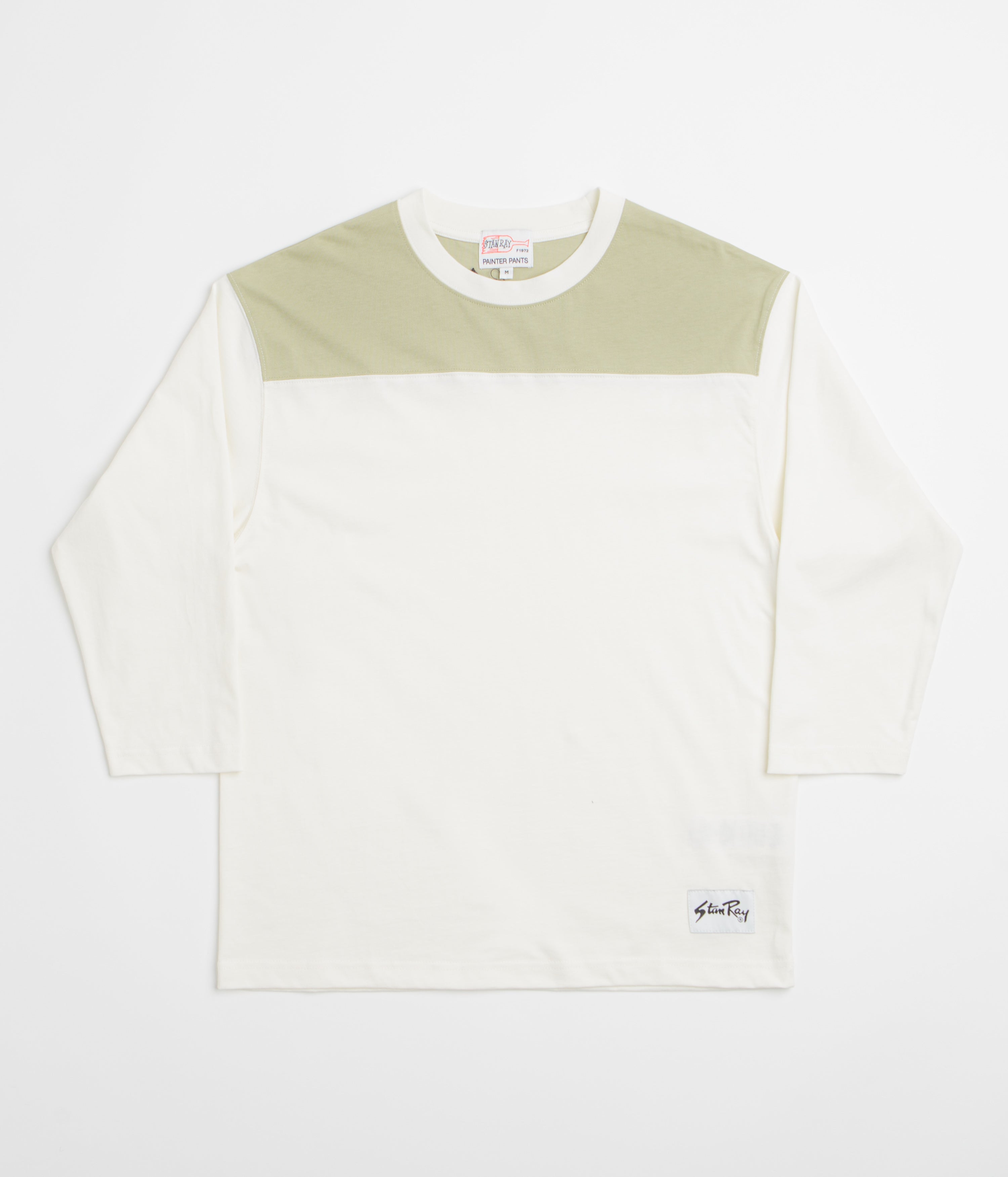 Stan Ray 3/4 Football T-Shirt - Eucalyptus