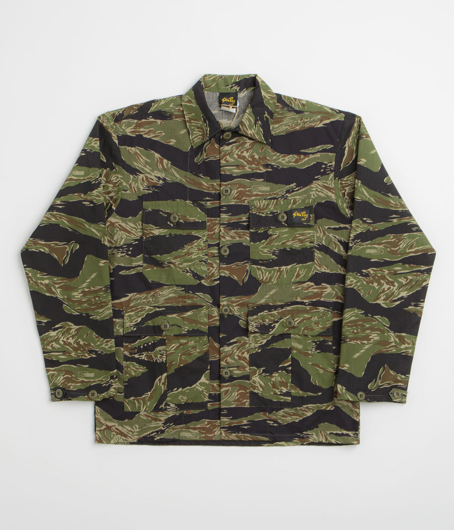Stan Ray 4 Pocket Ripstop Jacket - Green Tigerstripe