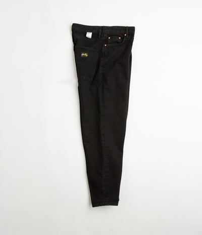 Stan Ray 5 Pocket Wide Jeans - Black Overdye Denim