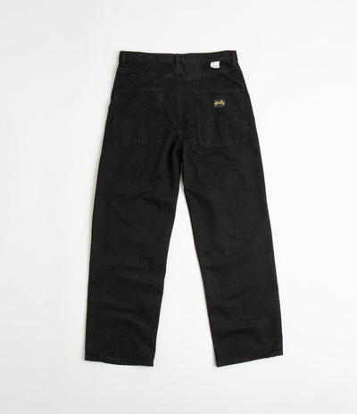 Stan Ray 5 Pocket Wide Jeans - Black Overdye Denim