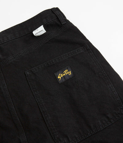 Stan Ray 5 Pocket Wide Jeans - Black Overdye Denim