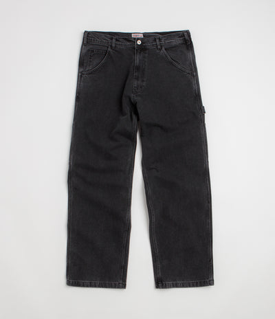 Stan Ray Big Job Painter Pants - Washed Black Denim / Black
