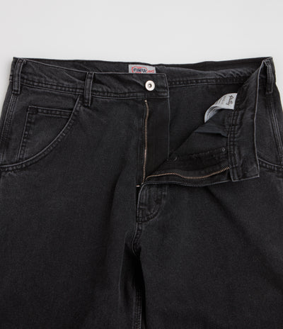 Stan Ray Big Job Painter Pants - Washed Black Denim / Black