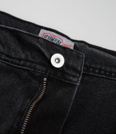 Stan Ray Big Job Painter Pants - Washed Black Denim / Black