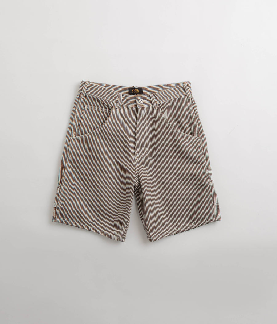 Stan Ray Big Job Shorts in Black Stone Hickory