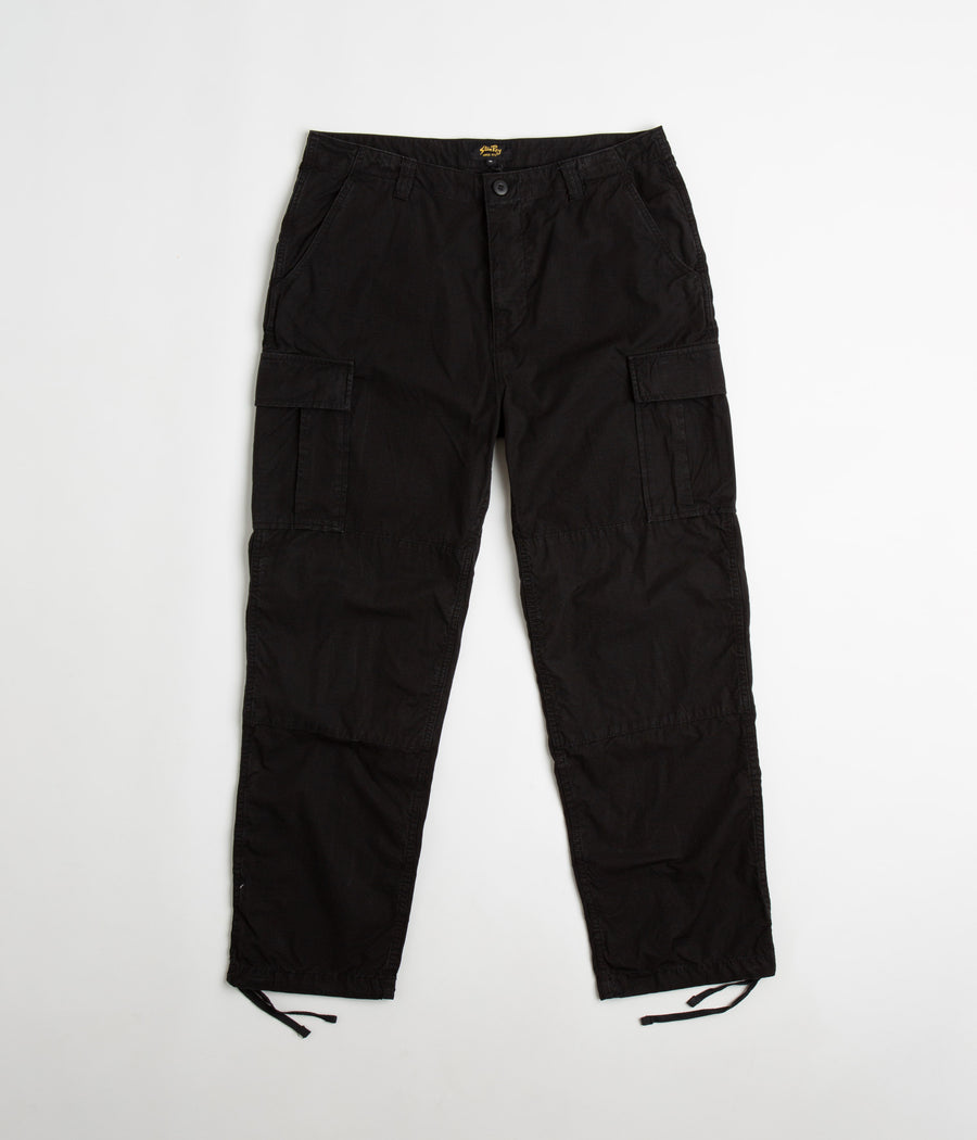 Stan Ray Cargo Pants in Black Ripstop