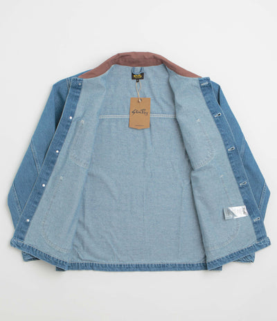 Stan Ray Coverall Jacket in 70'S Stone Denim