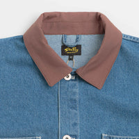 Stan Ray Coverall Jacket in 70'S Stone Denim thumbnail
