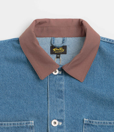Stan Ray Coverall Jacket in 70'S Stone Denim