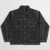 Stan Ray Coverall Jacket in Stonewashed Black Denim thumbnail