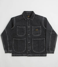 Stan Ray Coverall Jacket in Stonewashed Black Denim