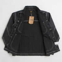 Stan Ray Coverall Jacket in Stonewashed Black Denim thumbnail