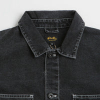 Stan Ray Coverall Jacket in Stonewashed Black Denim thumbnail