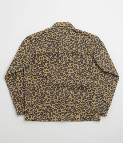 Stan Ray Coverall Jacket in Washed Leopard Camo Duck