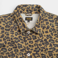 Stan Ray Coverall Jacket in Washed Leopard Camo Duck thumbnail