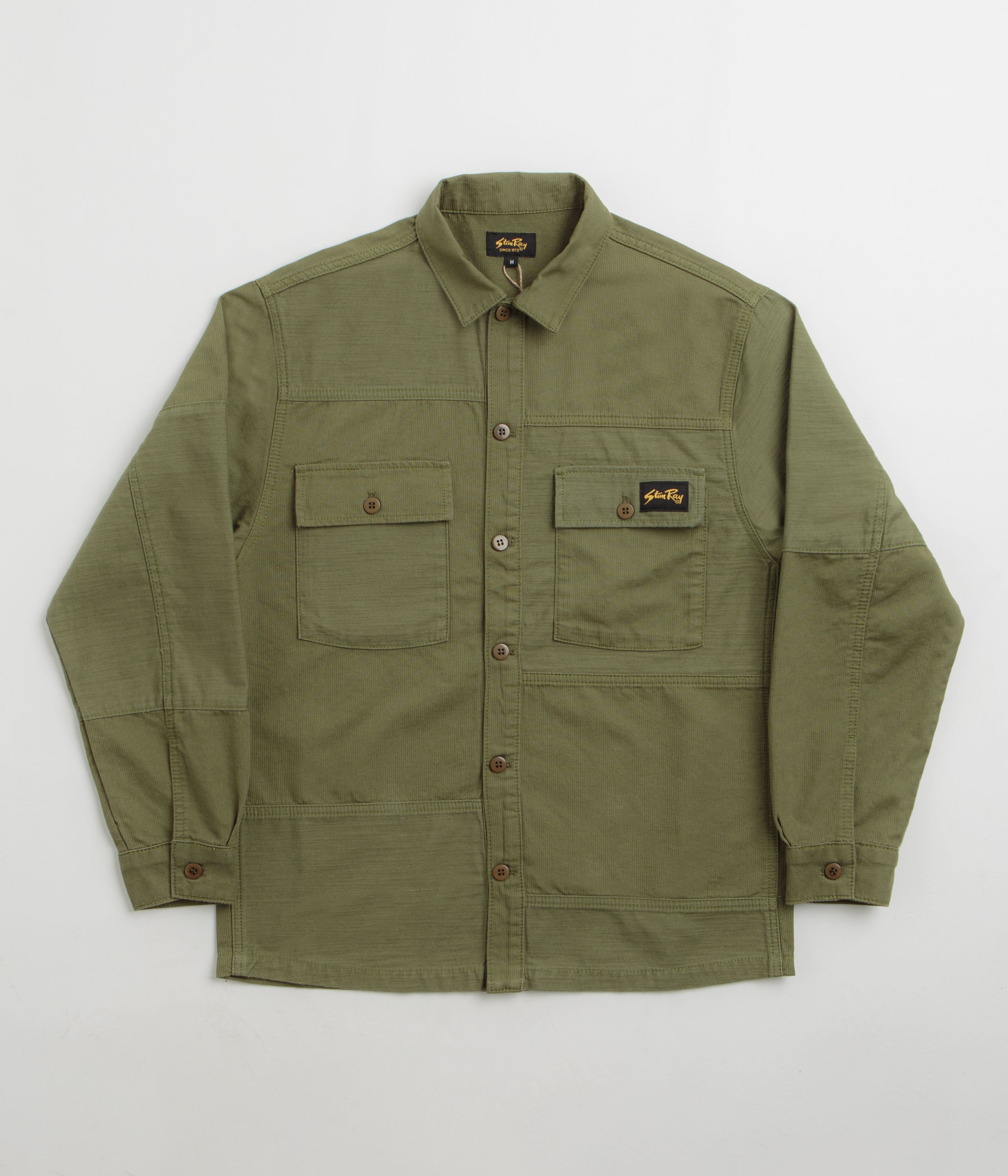 Stan Ray CPO Shirt in Olive Poplin and Sateen