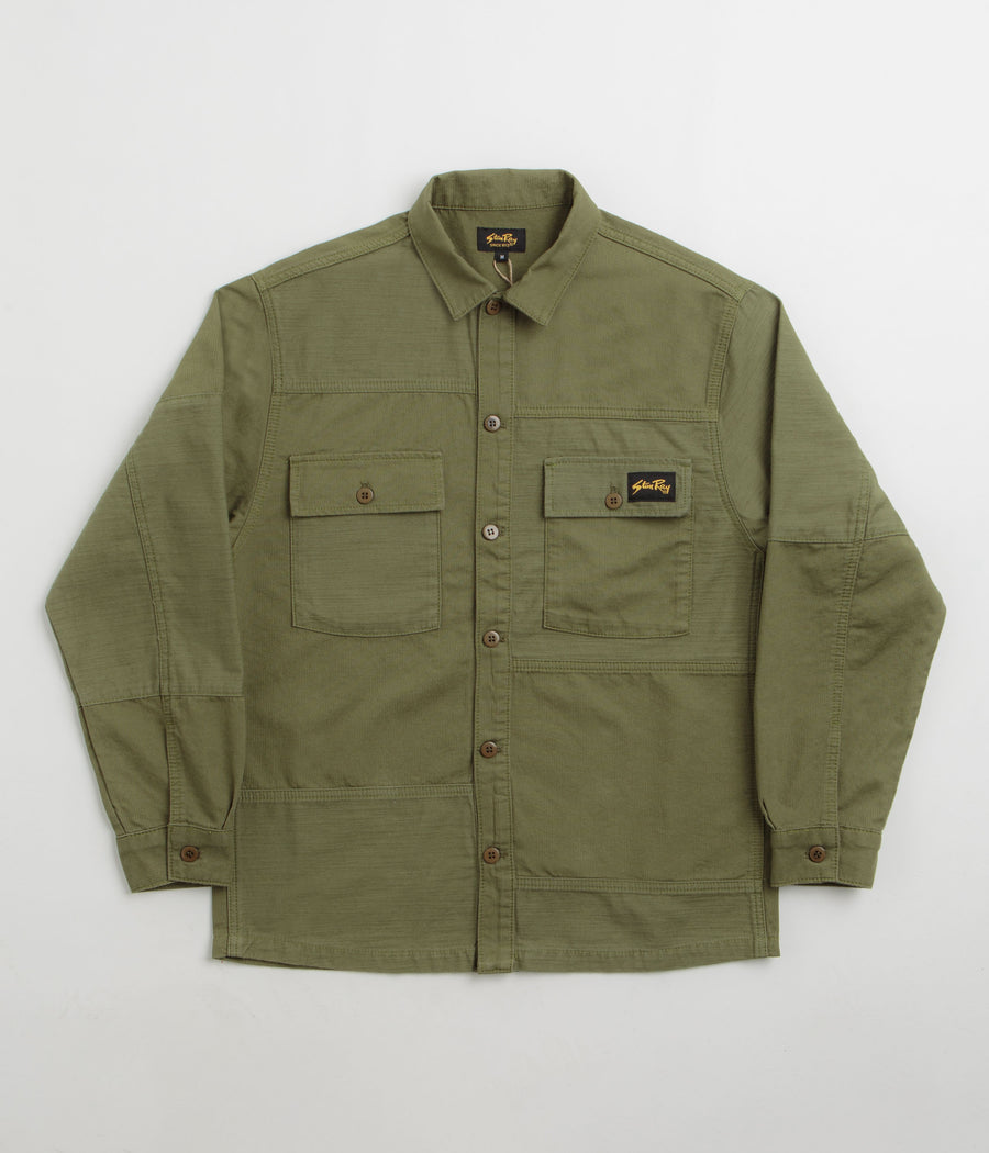 Stan Ray CPO Shirt in Olive Poplin and Sateen