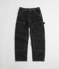 Stan Ray Double Knee Pants in Stonewashed Black Denim