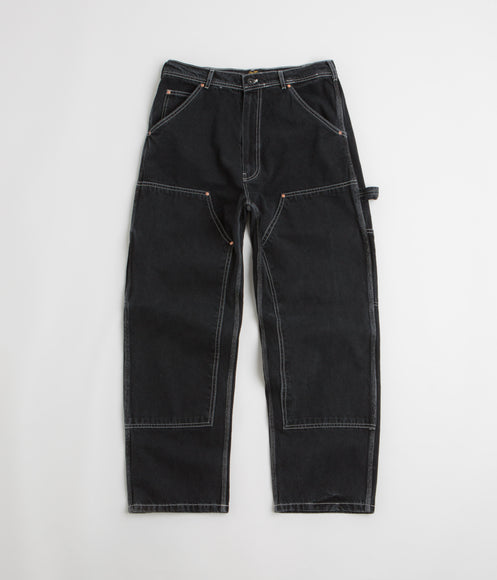 Stan Ray Double Knee Pants - Stonewashed Black Denim