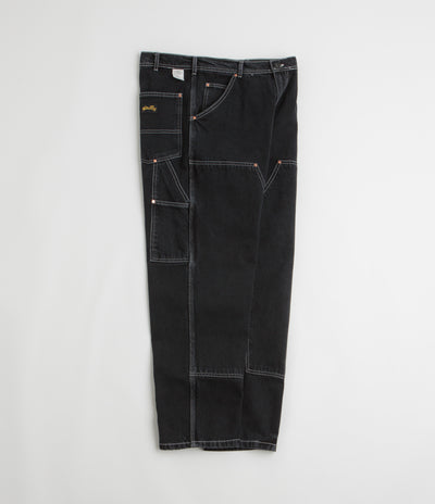 Stan Ray Double Knee Pants in Stonewashed Black Denim