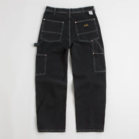 Stan Ray Double Knee Pants in Stonewashed Black Denim thumbnail