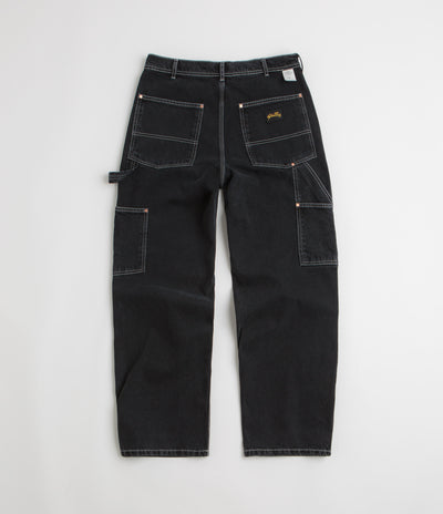 Stan Ray Double Knee Pants in Stonewashed Black Denim