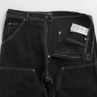 Stan Ray Double Knee Pants in Stonewashed Black Denim thumbnail