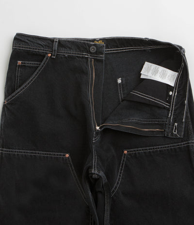 Stan Ray Double Knee Pants in Stonewashed Black Denim