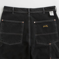 Stan Ray Double Knee Pants in Stonewashed Black Denim thumbnail