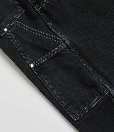 Stan Ray Double Knee Pants in Stonewashed Black Denim